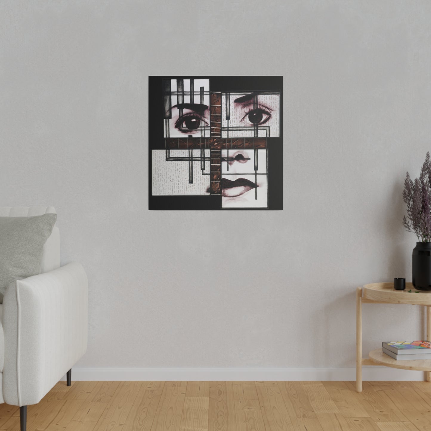 "Process" - Original Painting by Takenya Rosetta, Stretched Canvas