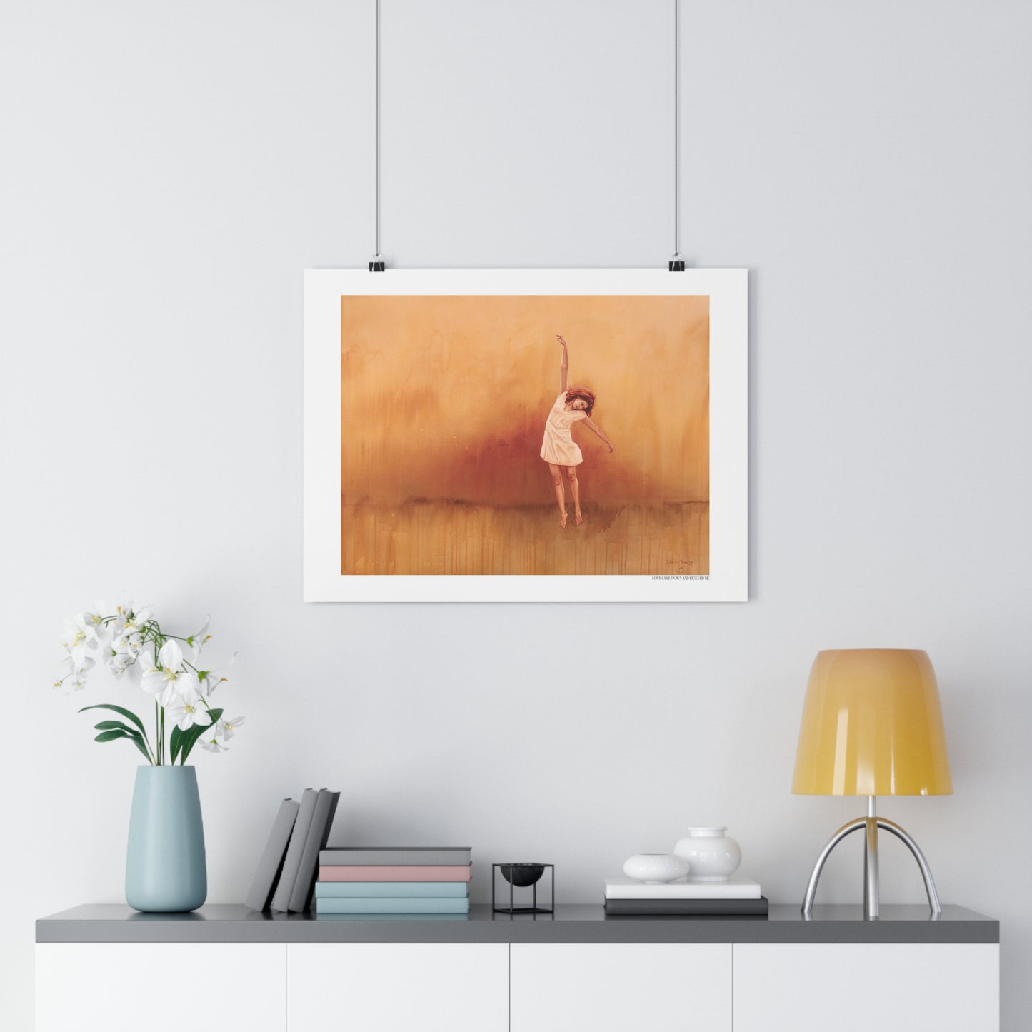 "Love Came Down and Rescued Me" Giclée Art Print by Takenya Rosetta