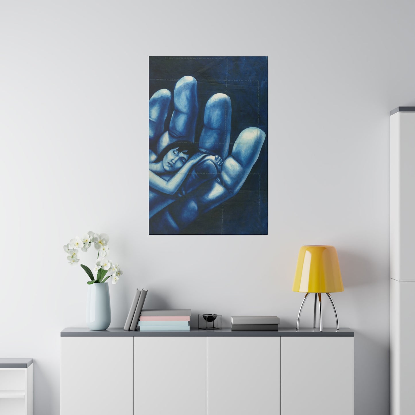 "Peace" - Original Painting by Takenya Rosetta, Stretched Canvas