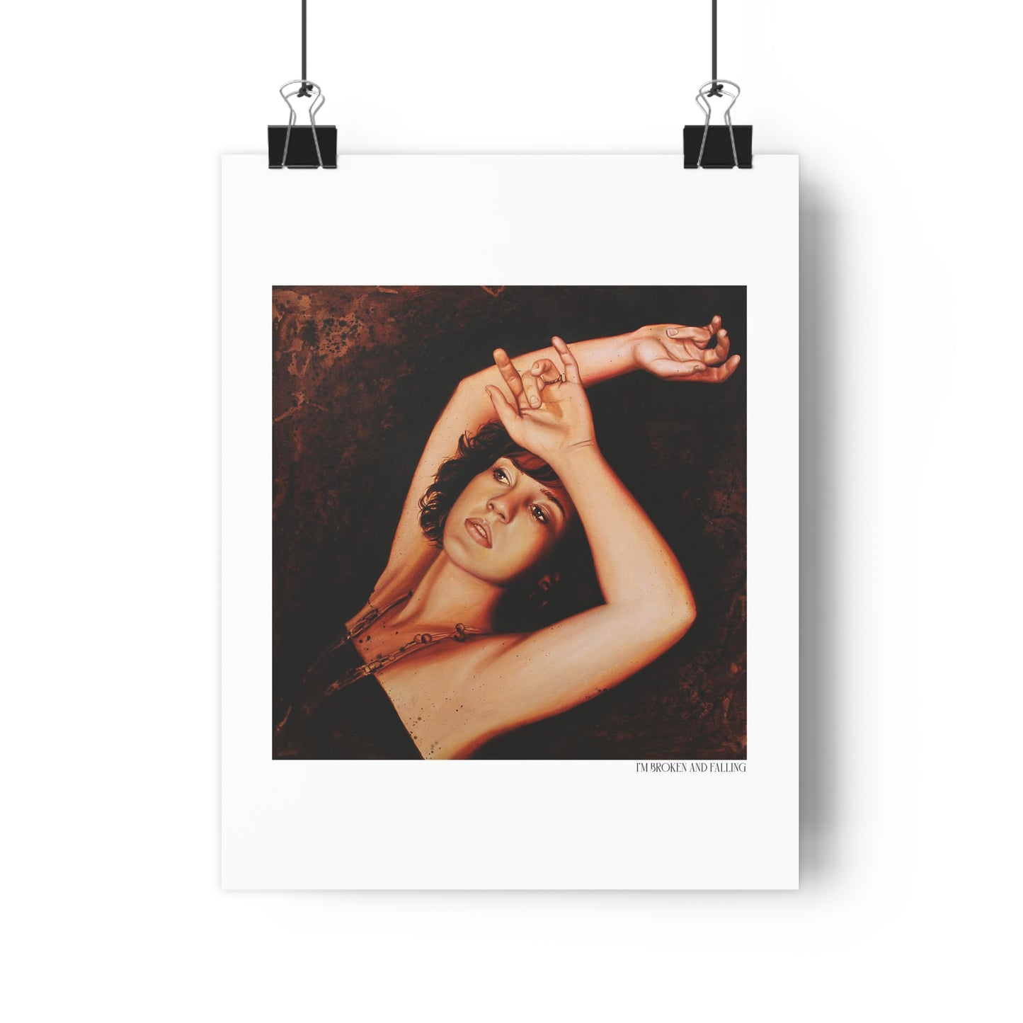 "I'm Broken and Falling" Giclée Art Print by Takenya Rosetta