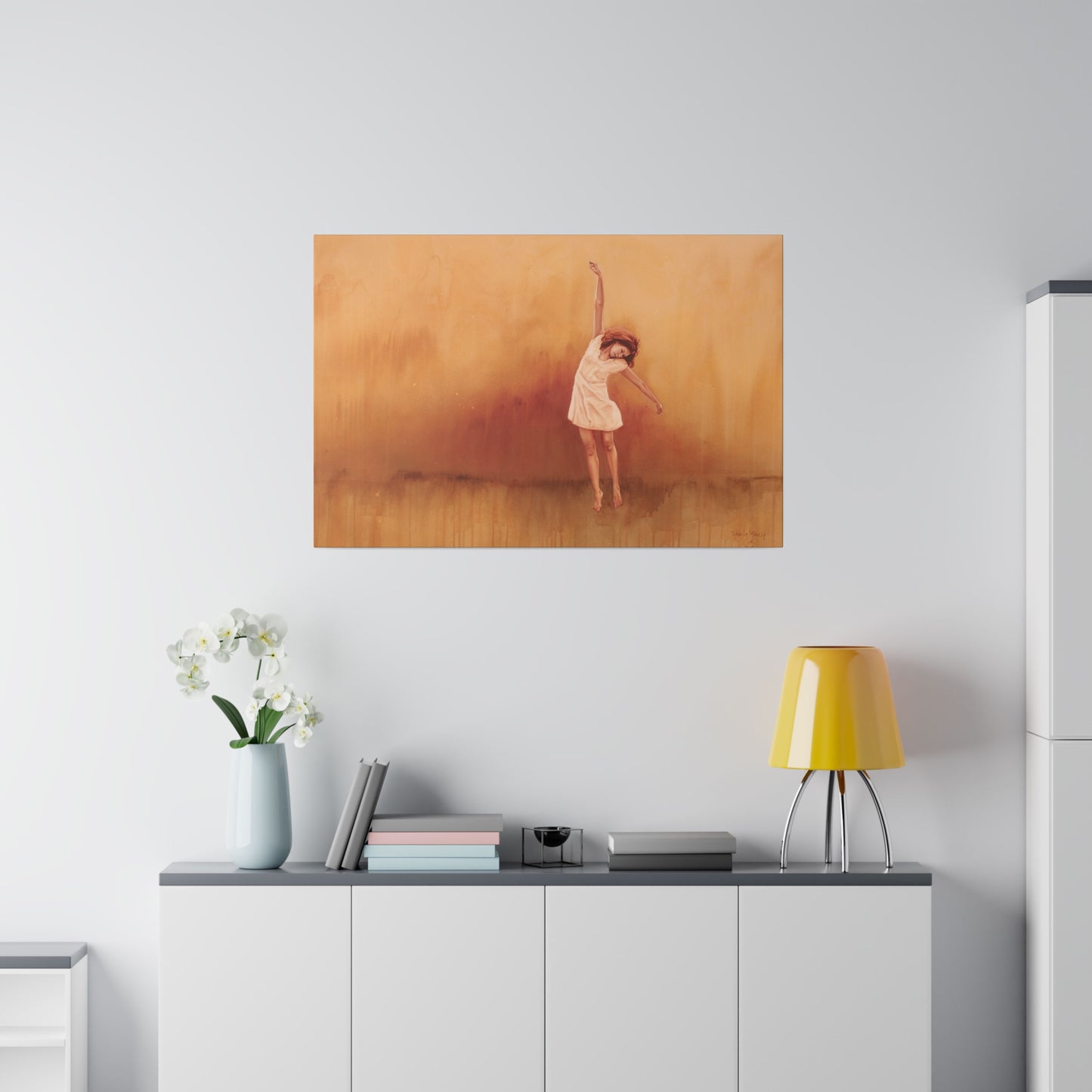"Love Came Down and Rescued Me" - Original Painting by Takenya Rosetta, Stretched Canvas
