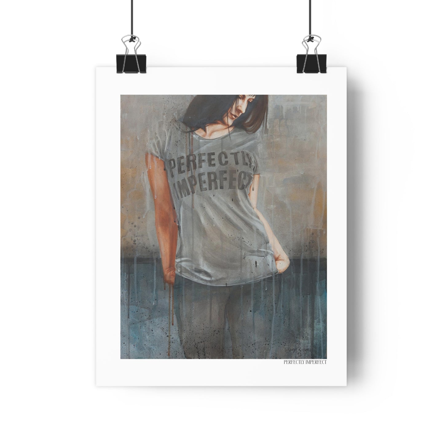 "Perfectly Imperfect" Giclée Art Print by Takenya Rosetta
