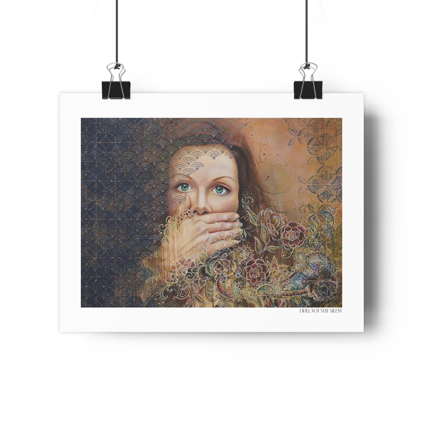 "I Will Not Stay Silent" Giclée Art Print by Takenya Rosetta