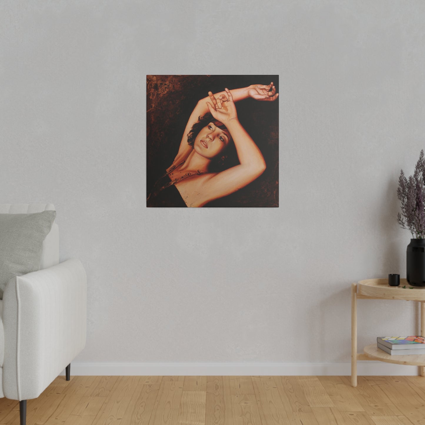 "I'm Broken and Falling" - Original Painting by Takenya Rosetta, Stretched Canvas