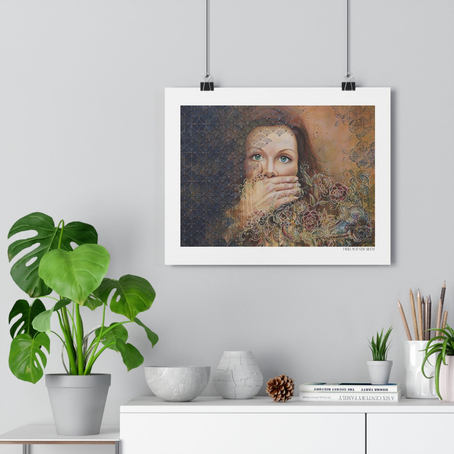 "I Will Not Stay Silent" Giclée Art Print by Takenya Rosetta