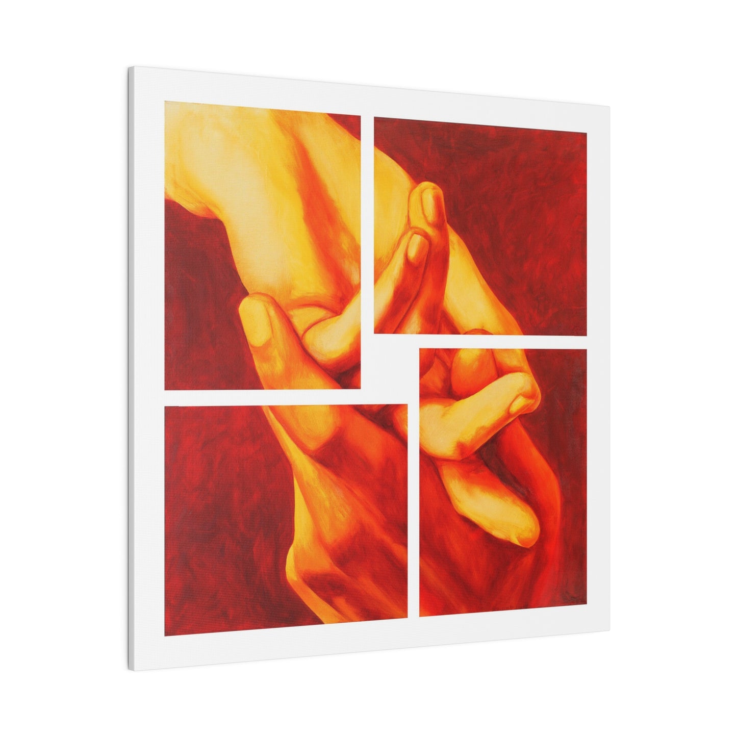 "Relationship" - Original Painting by Takenya Rosetta, Stretched Canvas