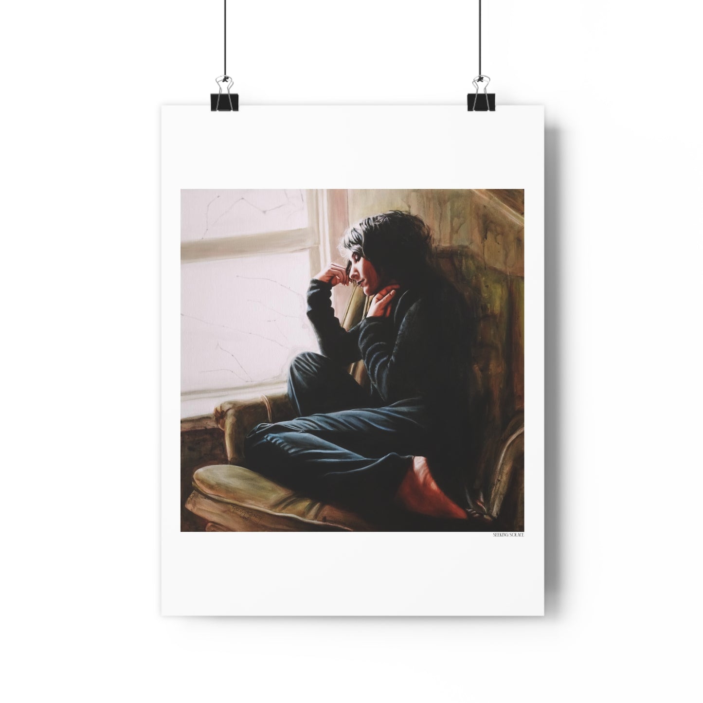 "Seeking Solace" Giclée Art Print by Takenya Rosetta