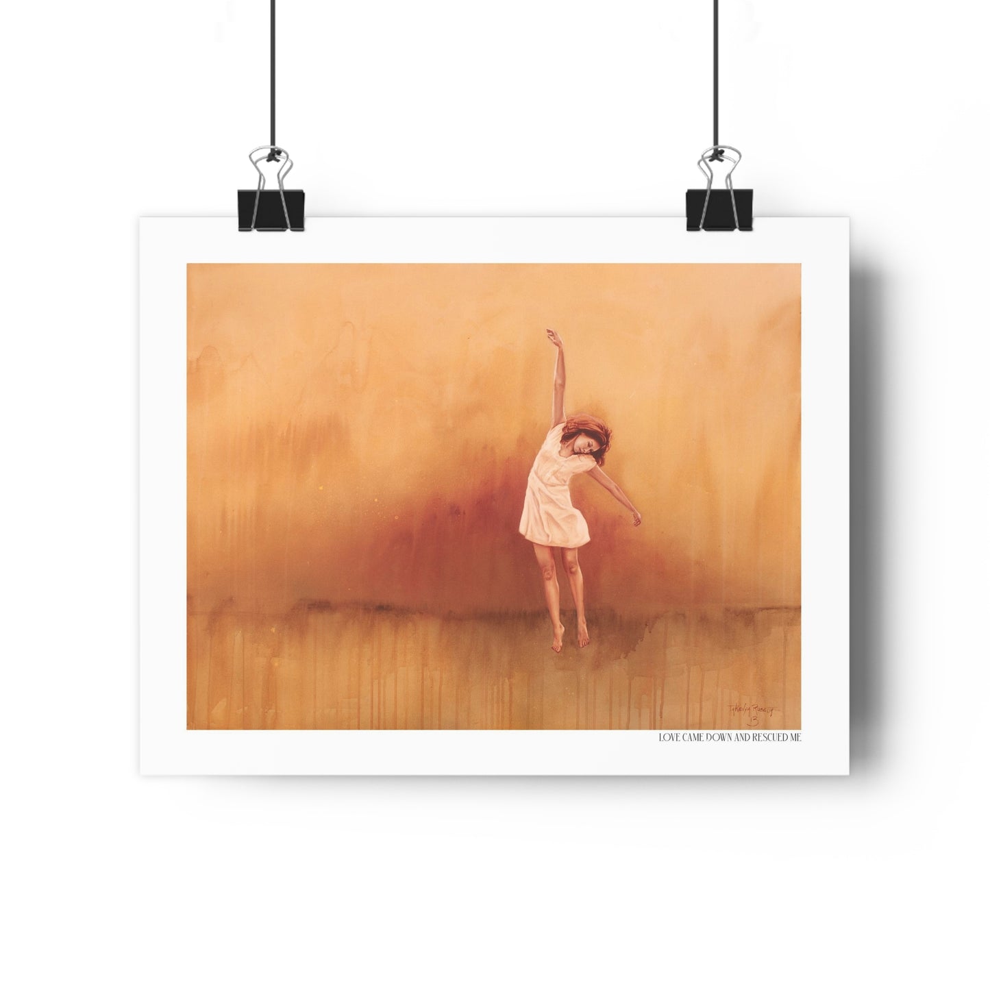 "Love Came Down and Rescued Me" Giclée Art Print by Takenya Rosetta