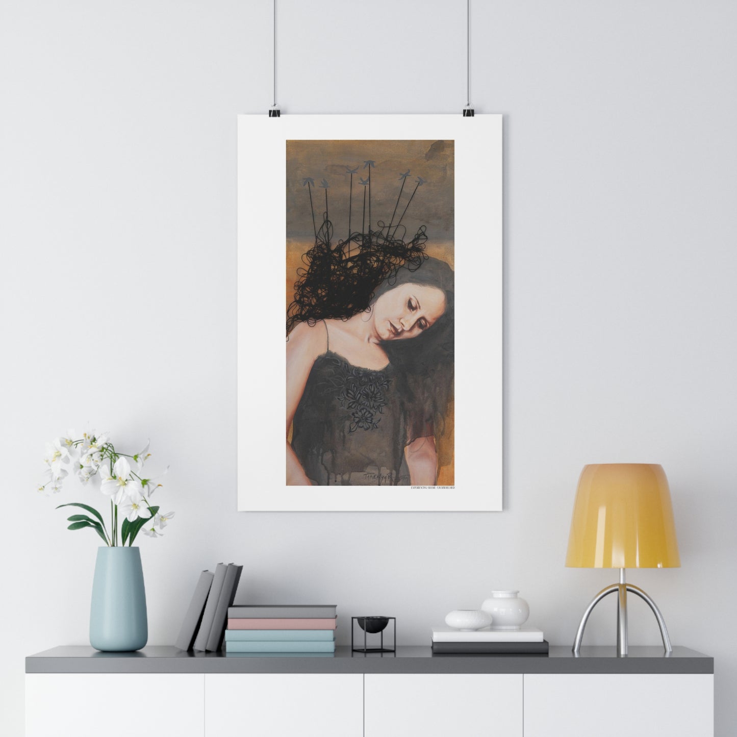 "Experiencing Shame: Overwhelmed" Giclée Art Print by Takenya Rosetta