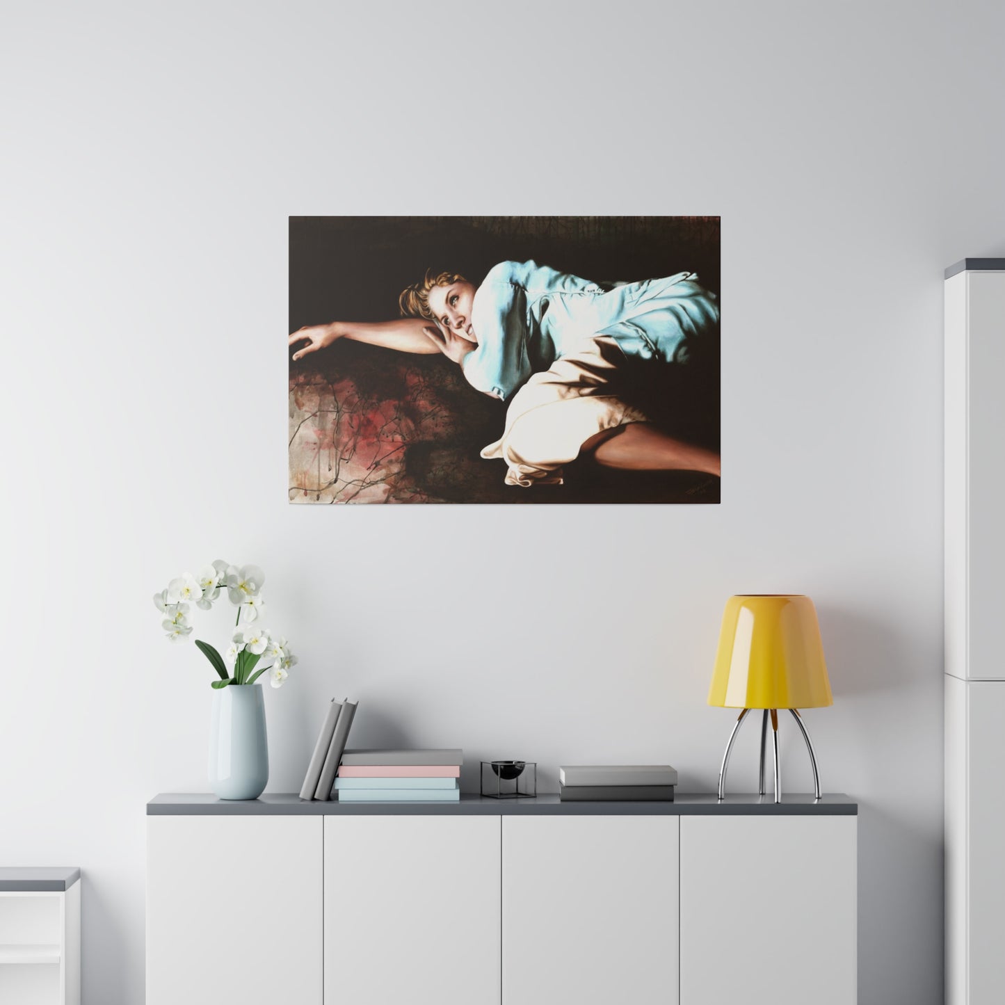 "Beautiful Creations" - Original Painting by Takenya Rosetta, Stretched Canvas