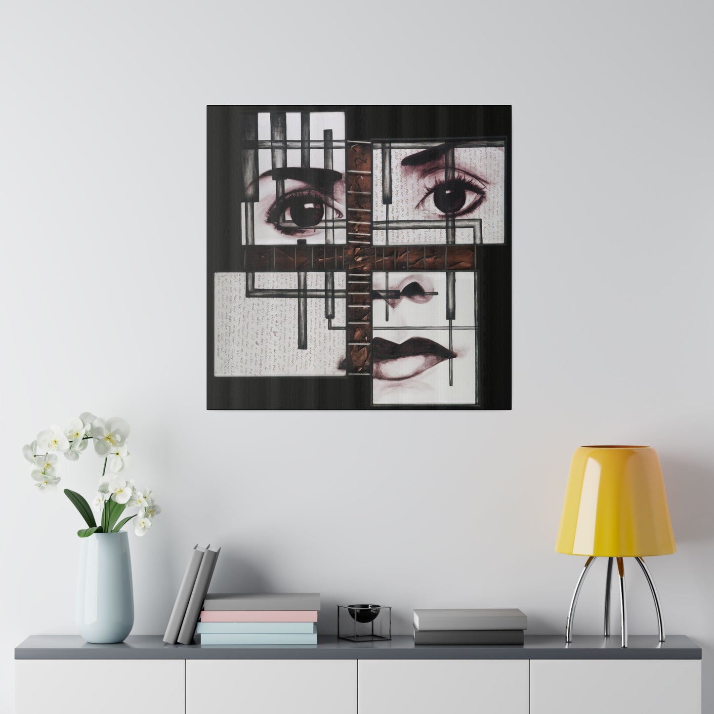 "Process" - Original Painting by Takenya Rosetta, Stretched Canvas