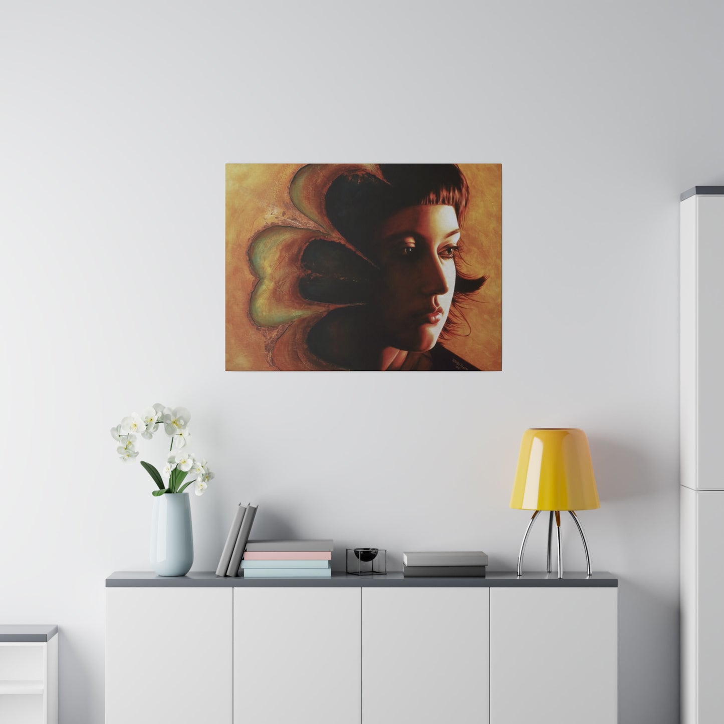 "To Ourselves Daily" - Original Painting by Takenya Rosetta, Stretched Canvas