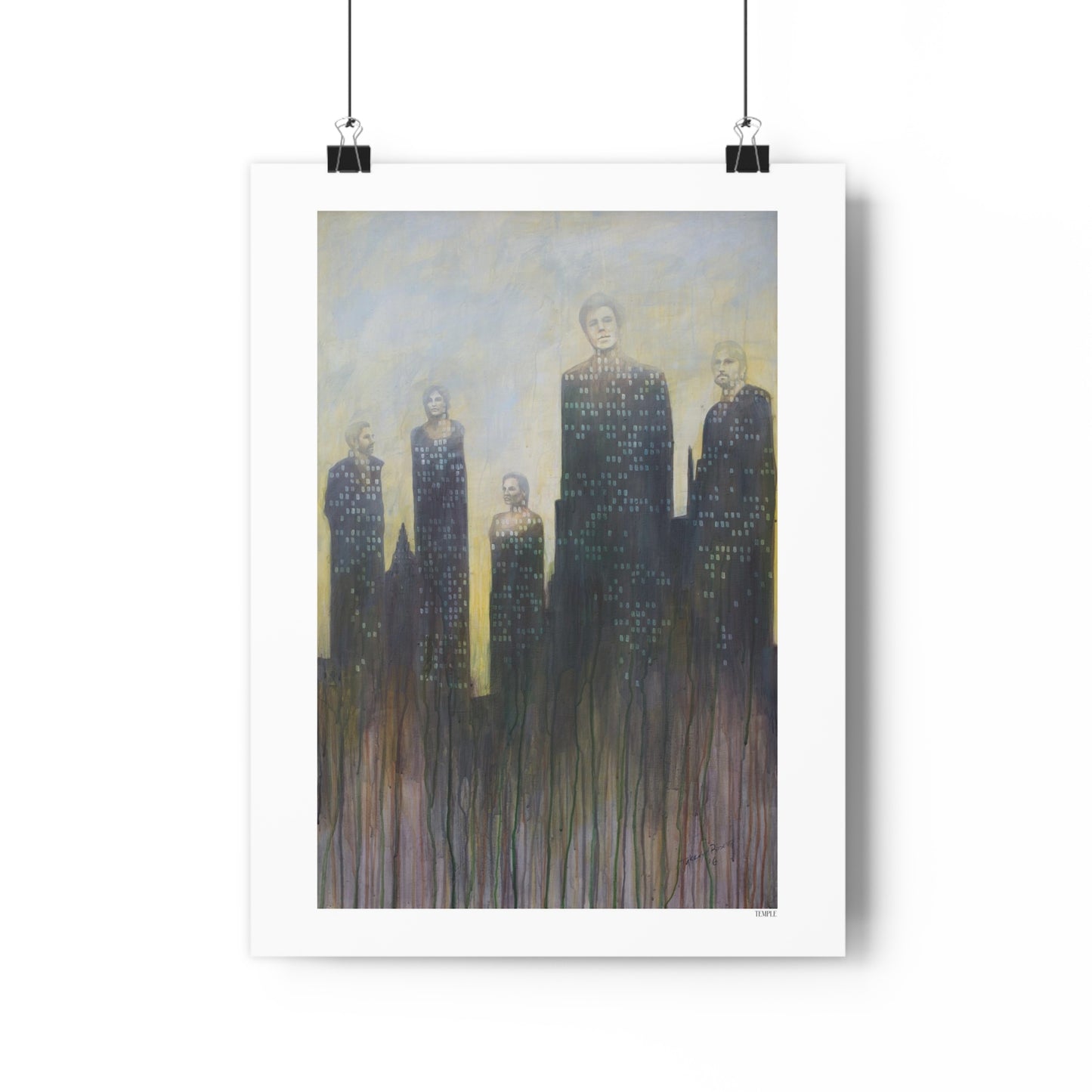 "Temple" Giclée Art Print by Takenya Rosetta