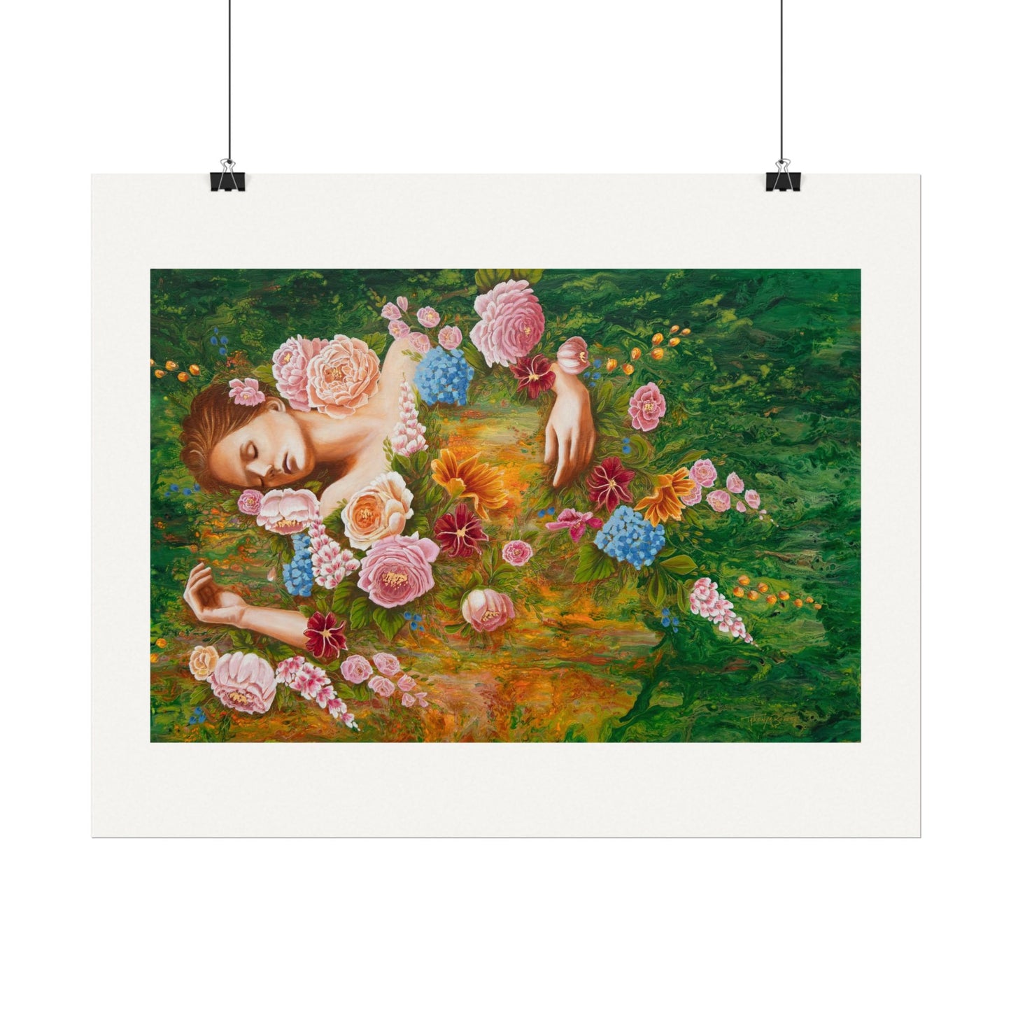 Experiencing Growth: Overflowing from Within – Fine Art Print by Takenya Rosetta
