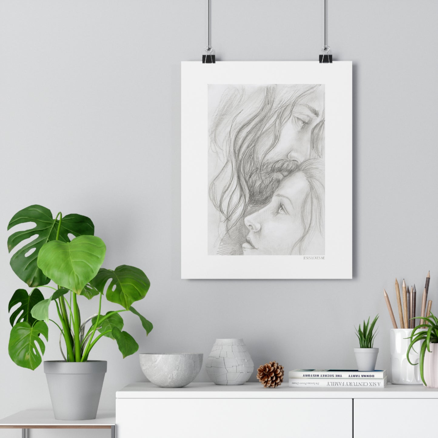 "Jesus Loves Me" Giclée Art Print by Takenya Rosetta