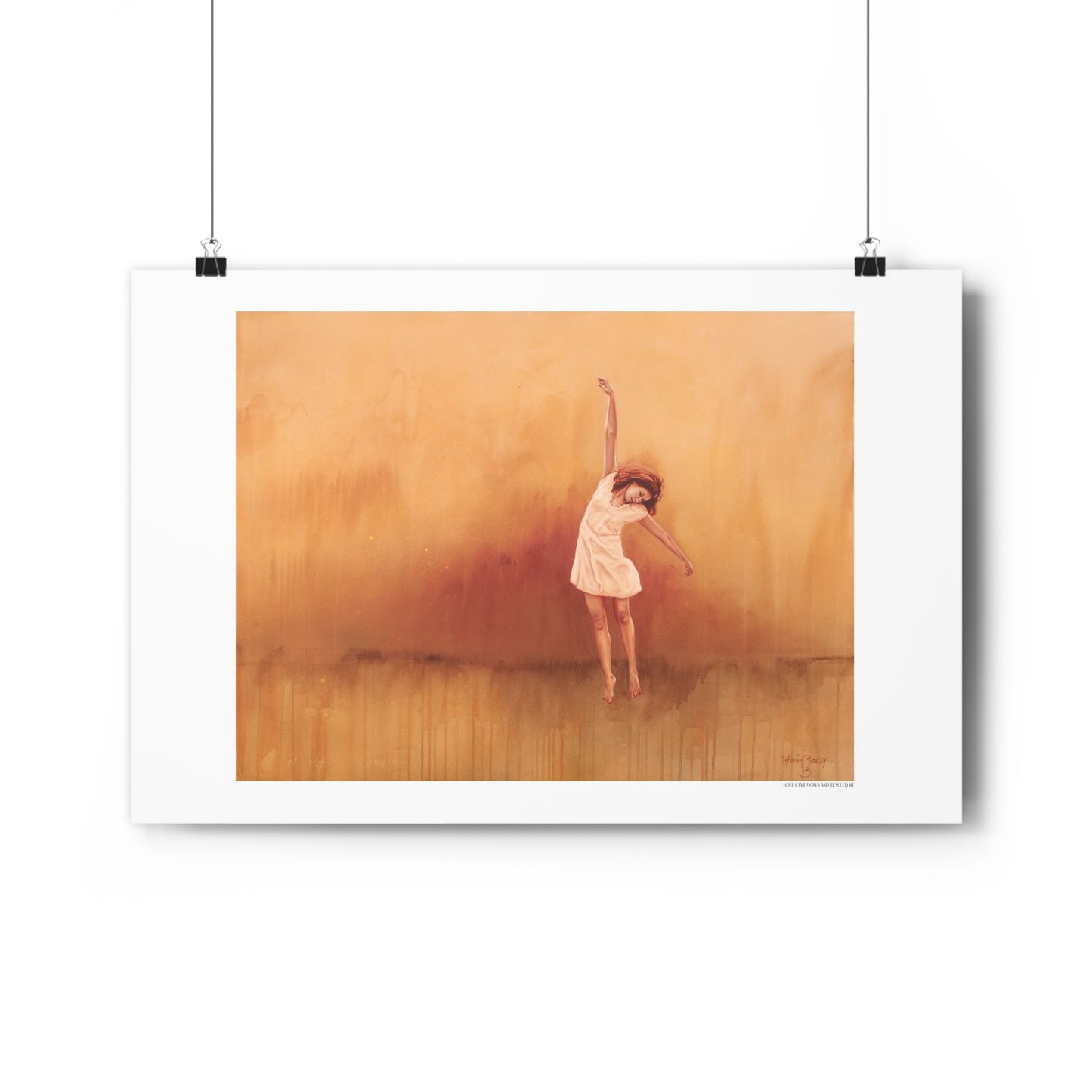 "Love Came Down and Rescued Me" Giclée Art Print by Takenya Rosetta
