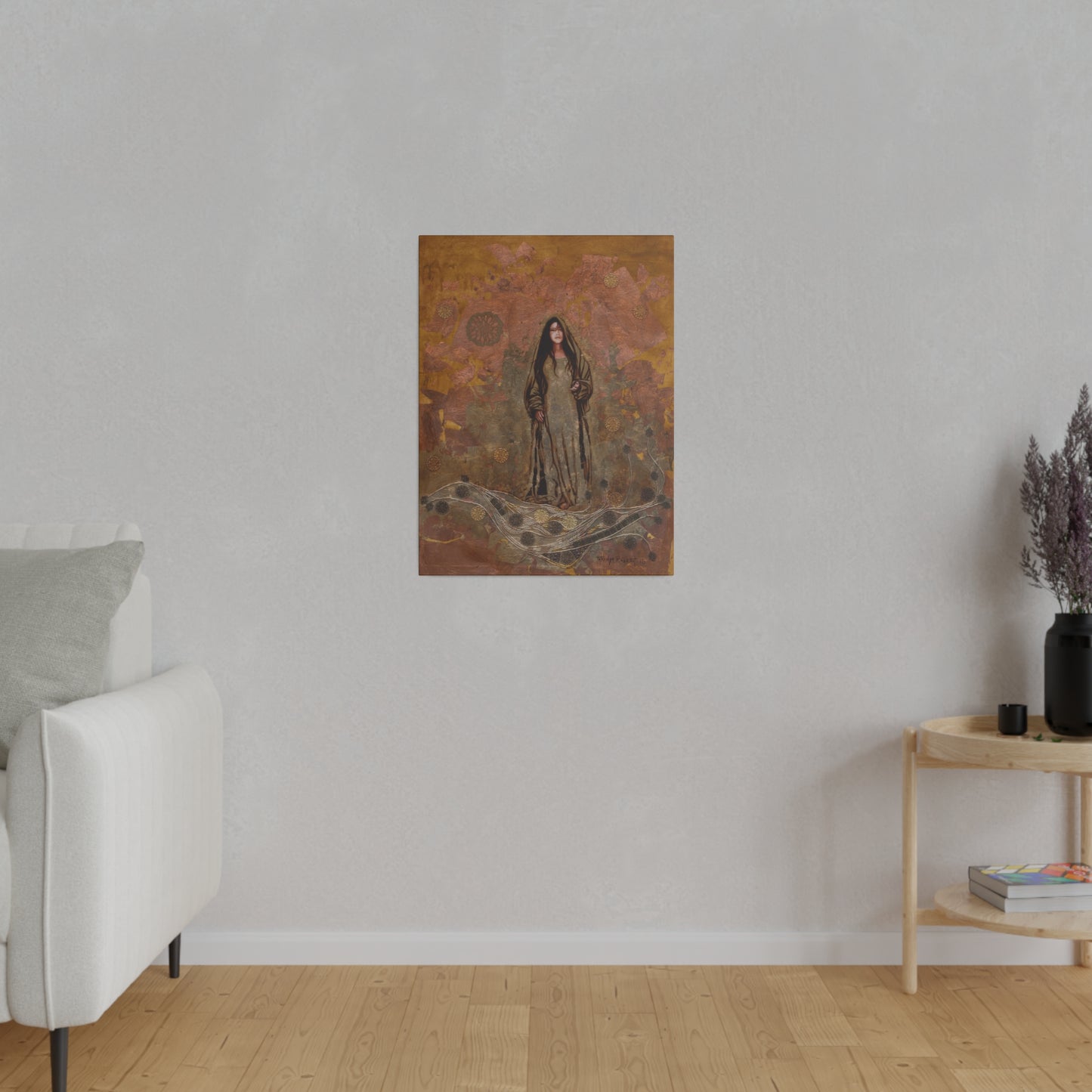 "In The World But Not Of It" - Original Painting by Takenya Rosetta, Stretched Canvas