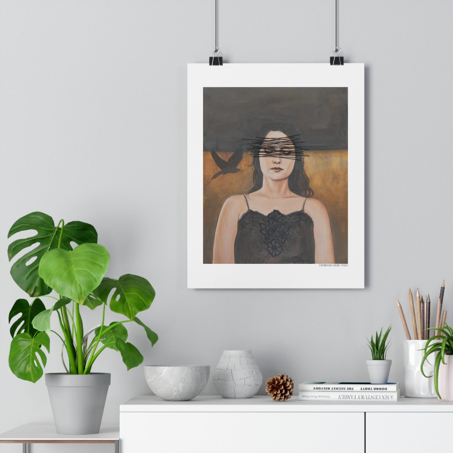 "Experiencing Shame: Unseen" Giclée Art Print by Takenya Rosetta