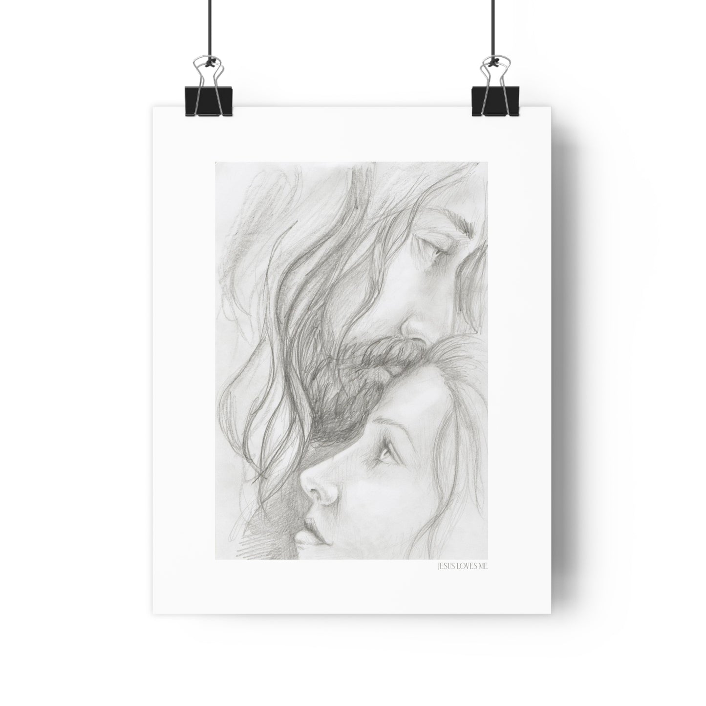 "Jesus Loves Me" Giclée Art Print by Takenya Rosetta