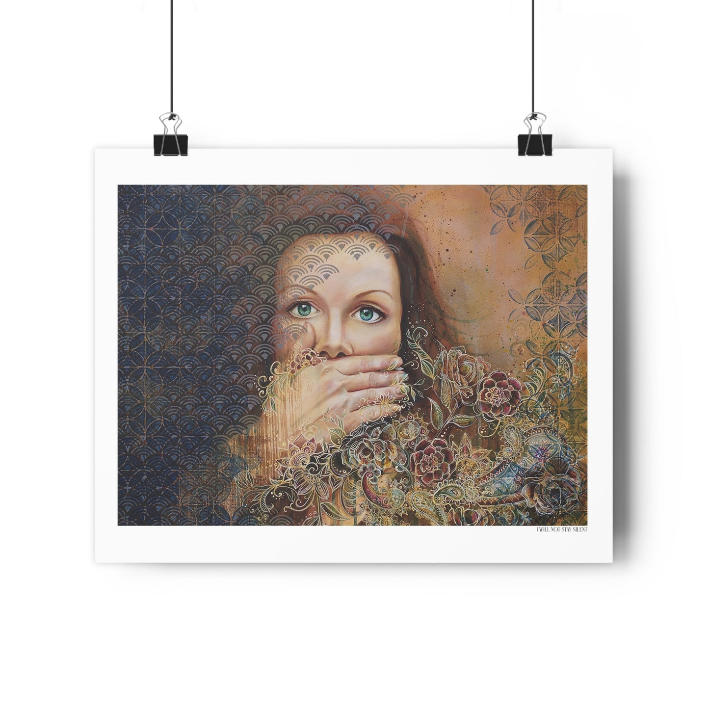 "I Will Not Stay Silent" Giclée Art Print by Takenya Rosetta