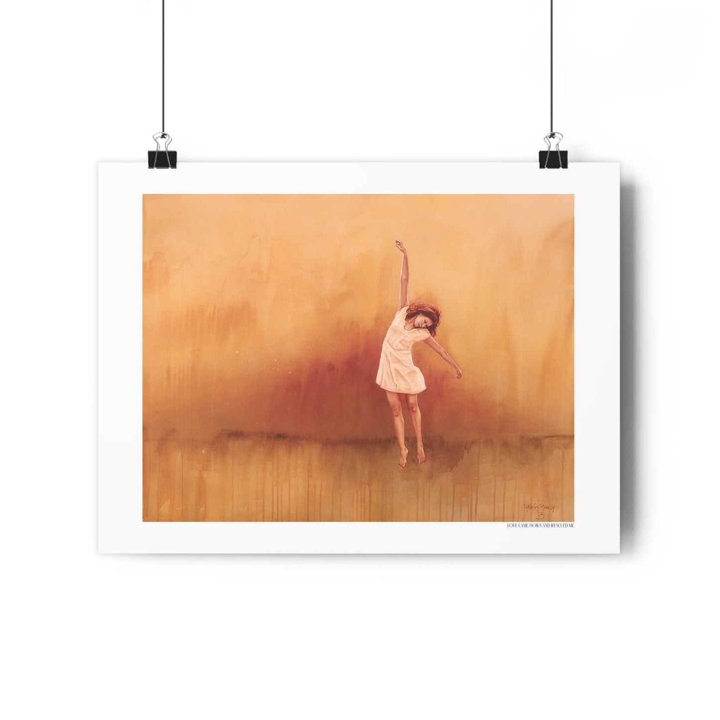 "Love Came Down and Rescued Me" Giclée Art Print by Takenya Rosetta