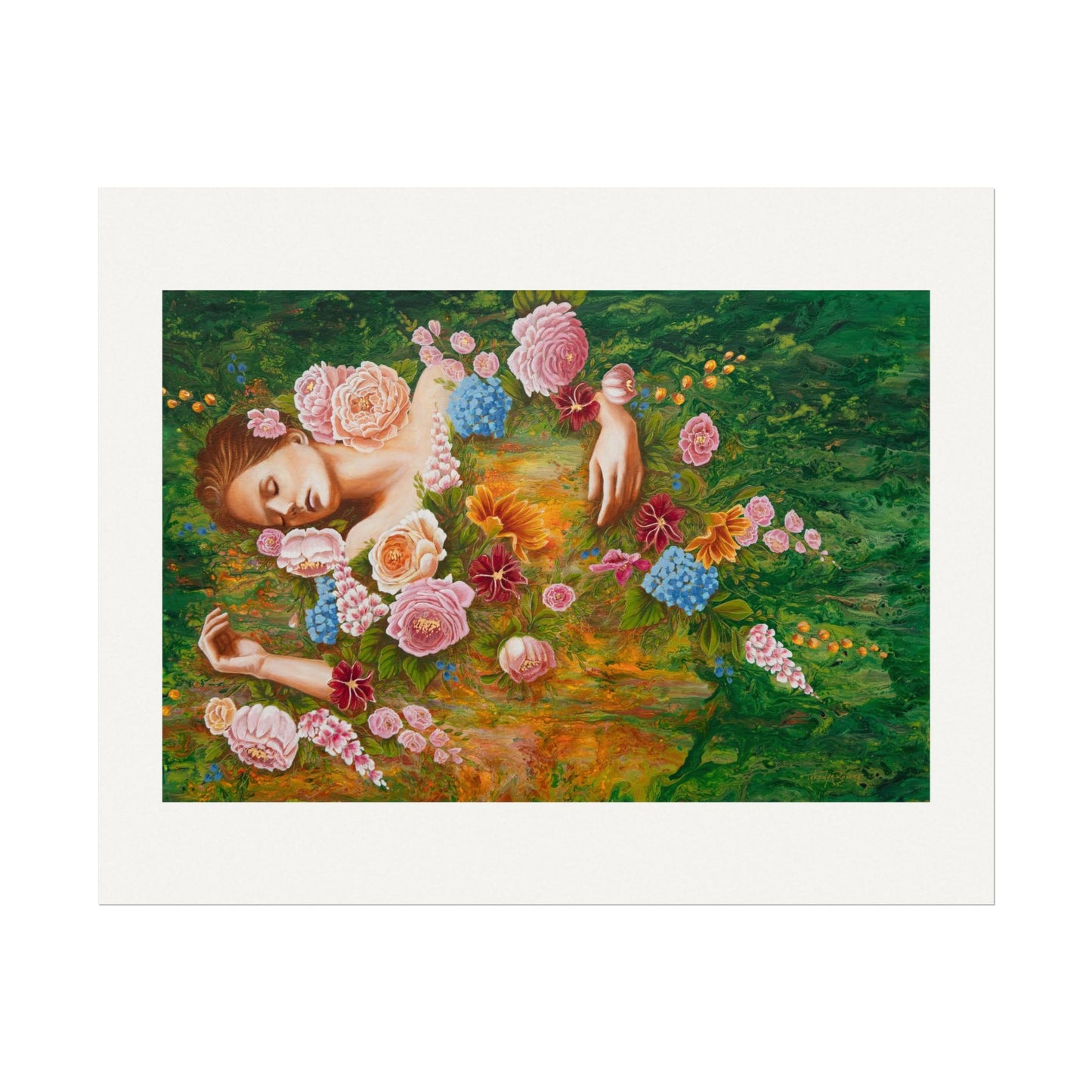 Experiencing Growth: Overflowing from Within – Fine Art Print by Takenya Rosetta