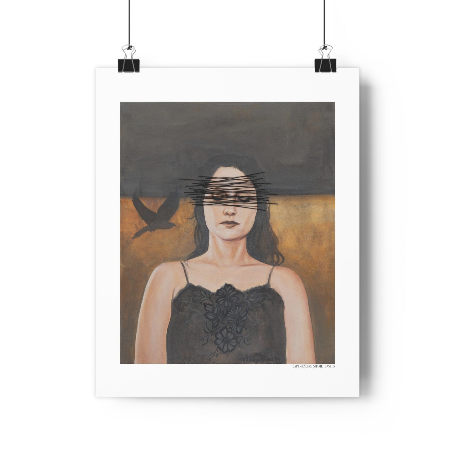 "Experiencing Shame: Unseen" Giclée Art Print by Takenya Rosetta