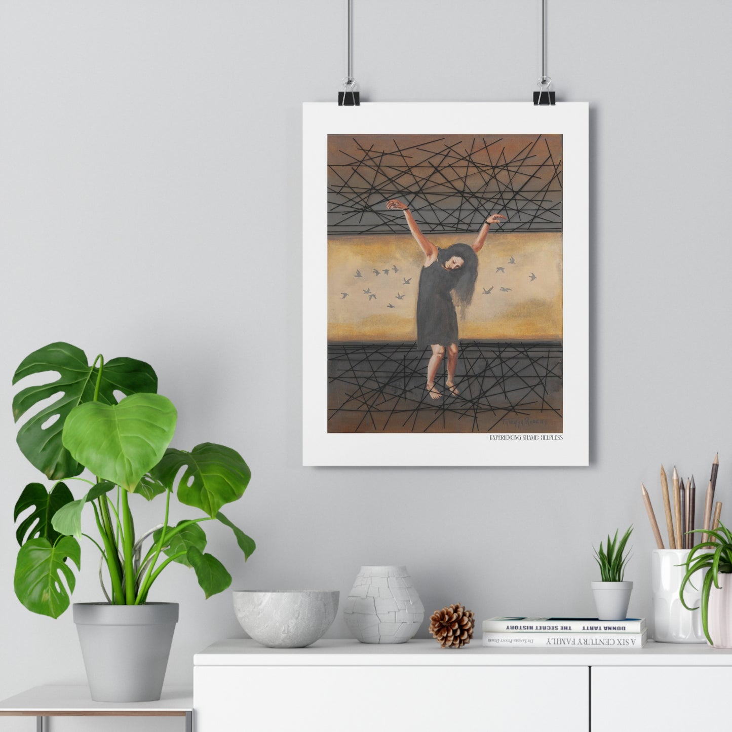 "Experiencing Shame: Helpless" Giclée Art Print by Takenya Rosetta