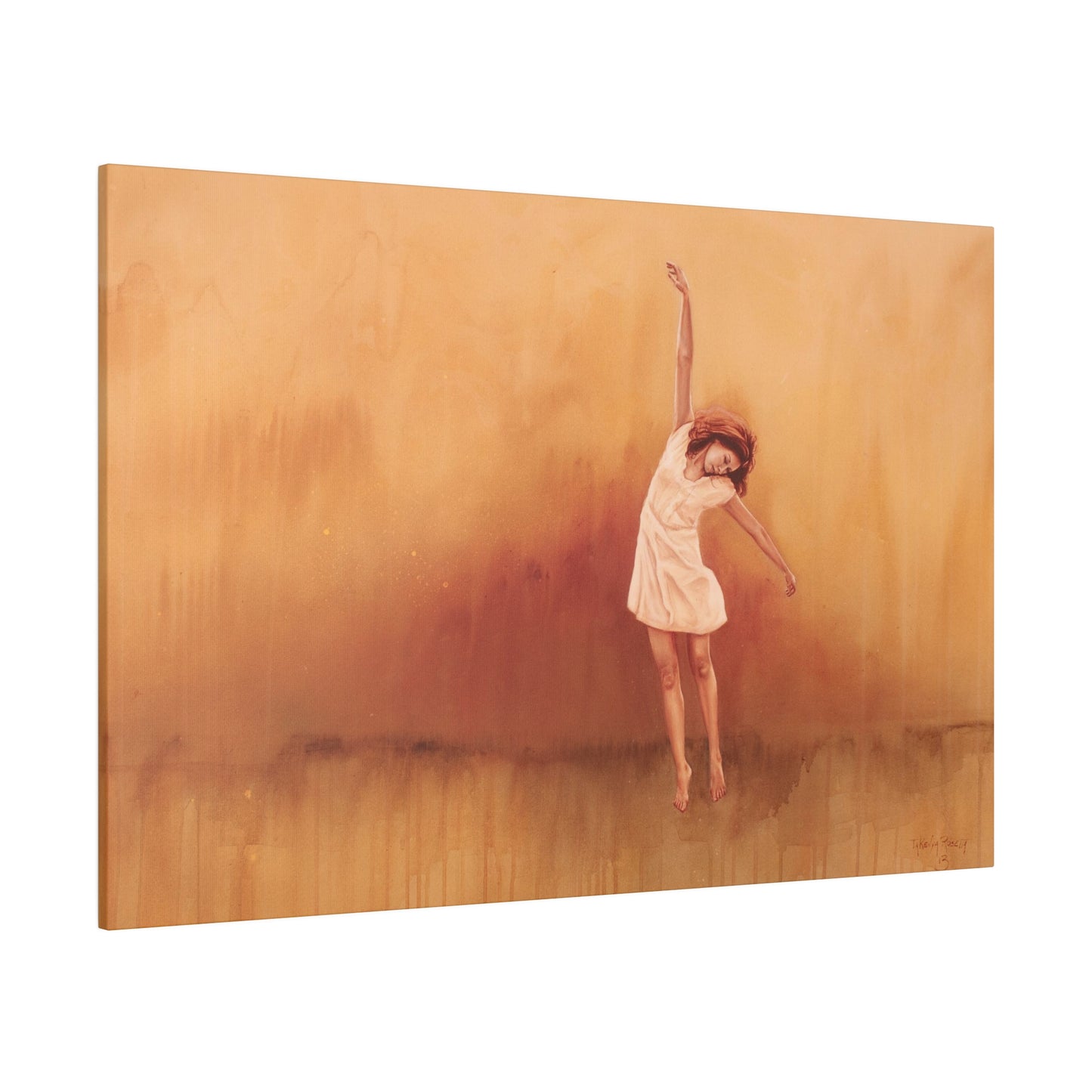 "Love Came Down and Rescued Me" - Original Painting by Takenya Rosetta, Stretched Canvas
