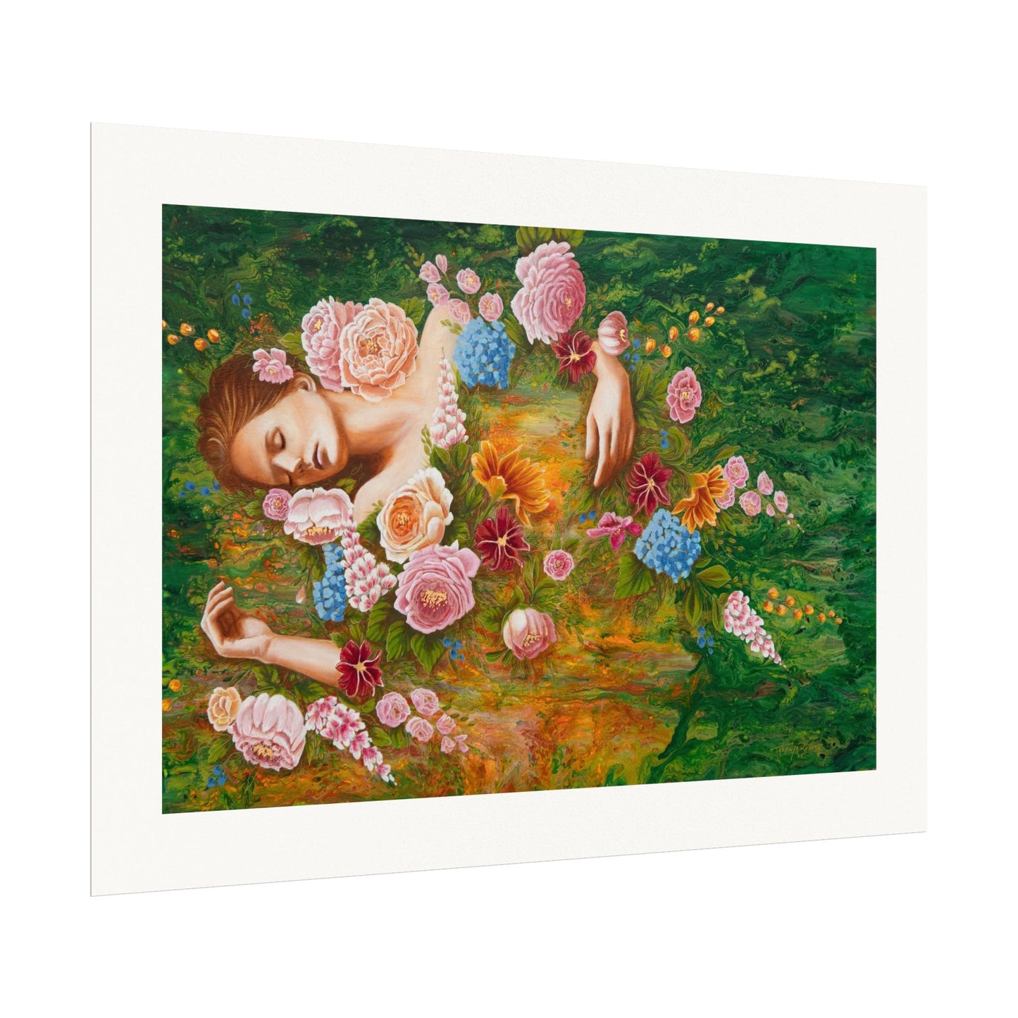 Experiencing Growth: Overflowing from Within – Fine Art Print by Takenya Rosetta