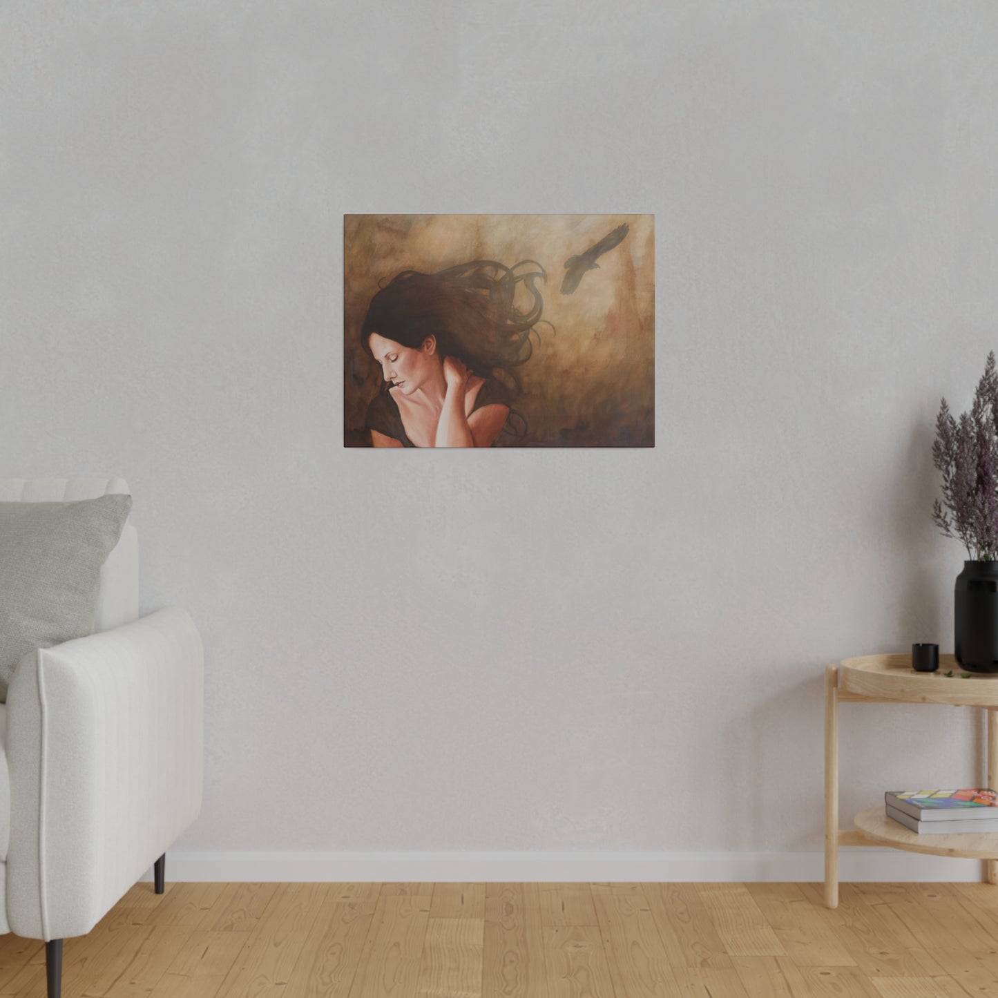 "Especially Fond of You" - Original Painting by Takenya Rosetta, Stretched Canvas