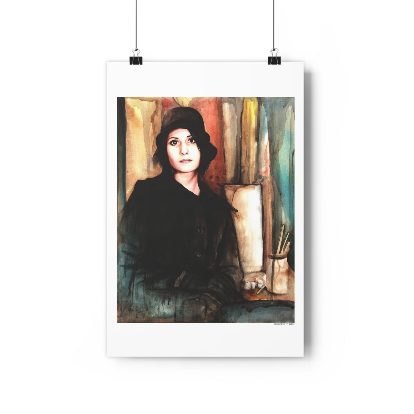 "Portrait of an Artist" Giclée Art Print by Takenya Rosetta