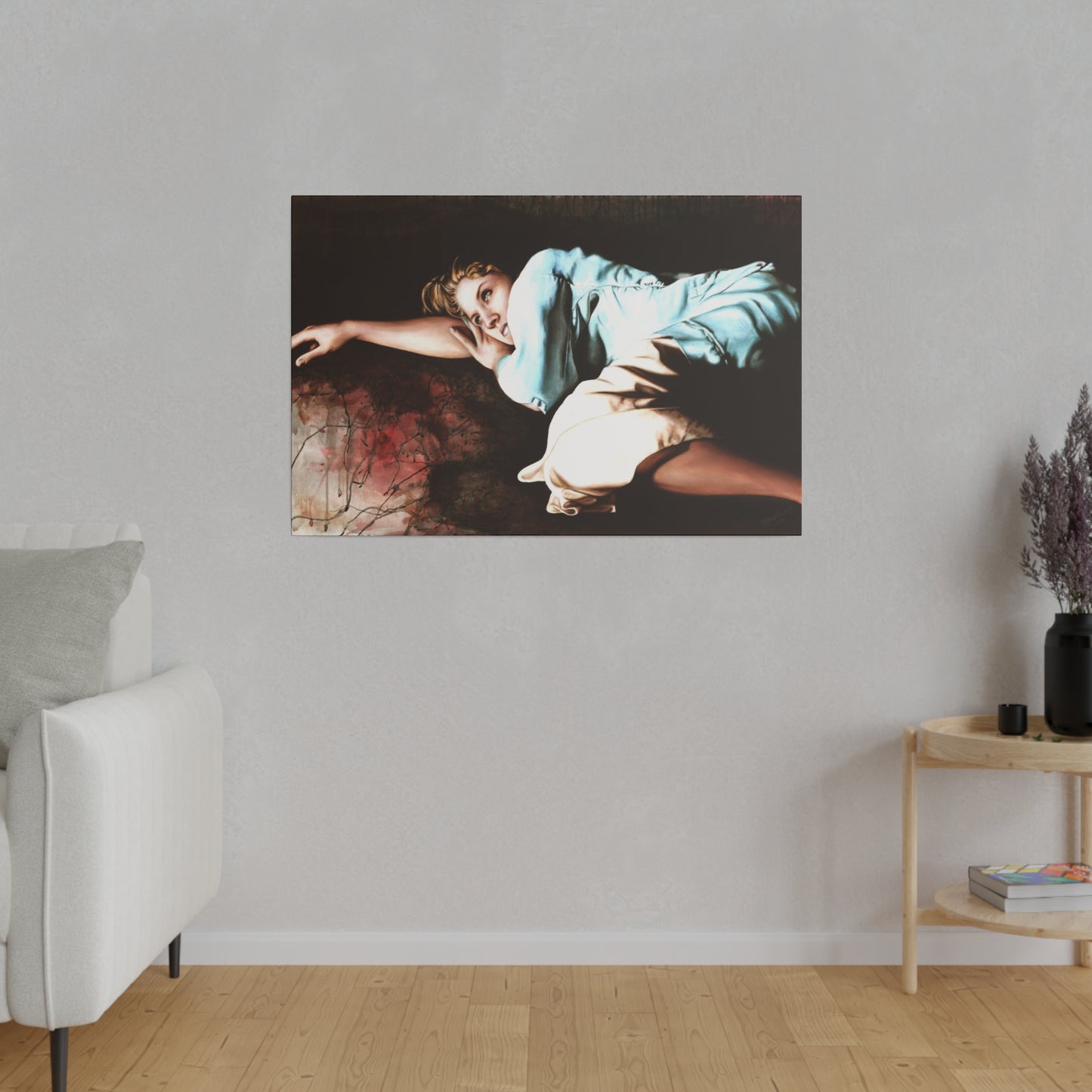 "Beautiful Creations" - Original Painting by Takenya Rosetta, Stretched Canvas