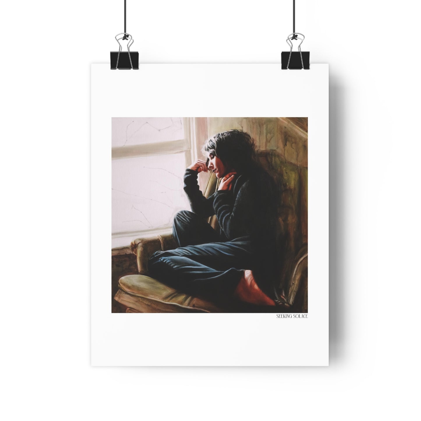 "Seeking Solace" Giclée Art Print by Takenya Rosetta