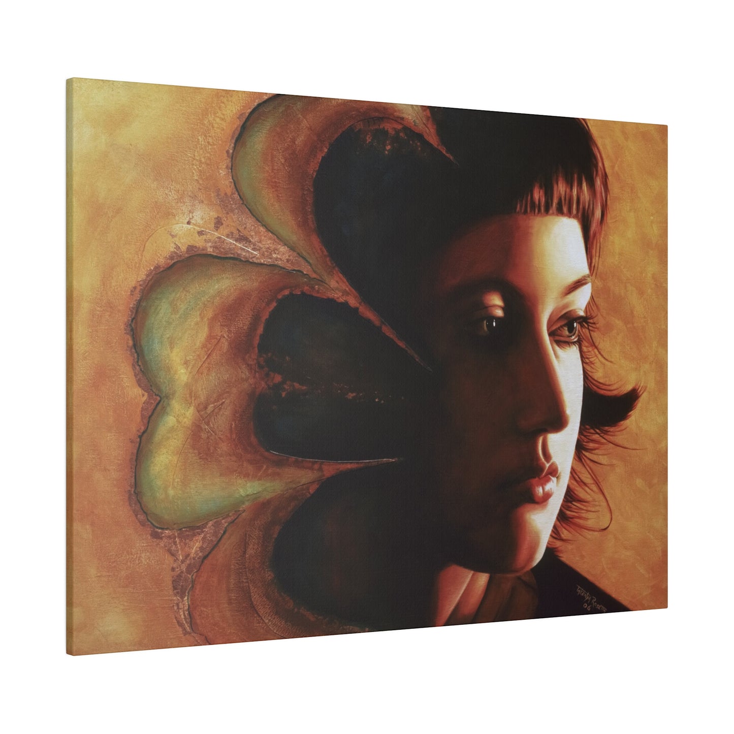 "To Ourselves Daily" - Original Painting by Takenya Rosetta, Stretched Canvas
