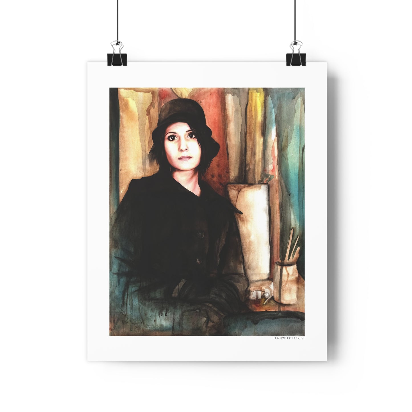 "Portrait of an Artist" Giclée Art Print by Takenya Rosetta