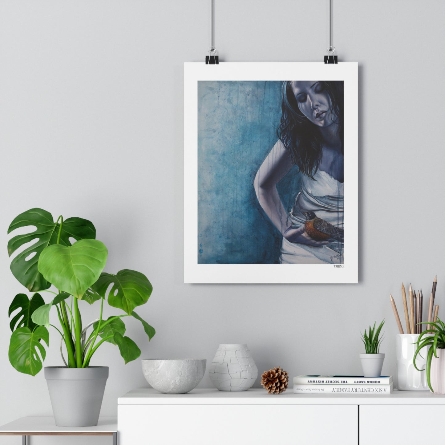 "Waiting" Giclée Art Print by Takenya Rosetta