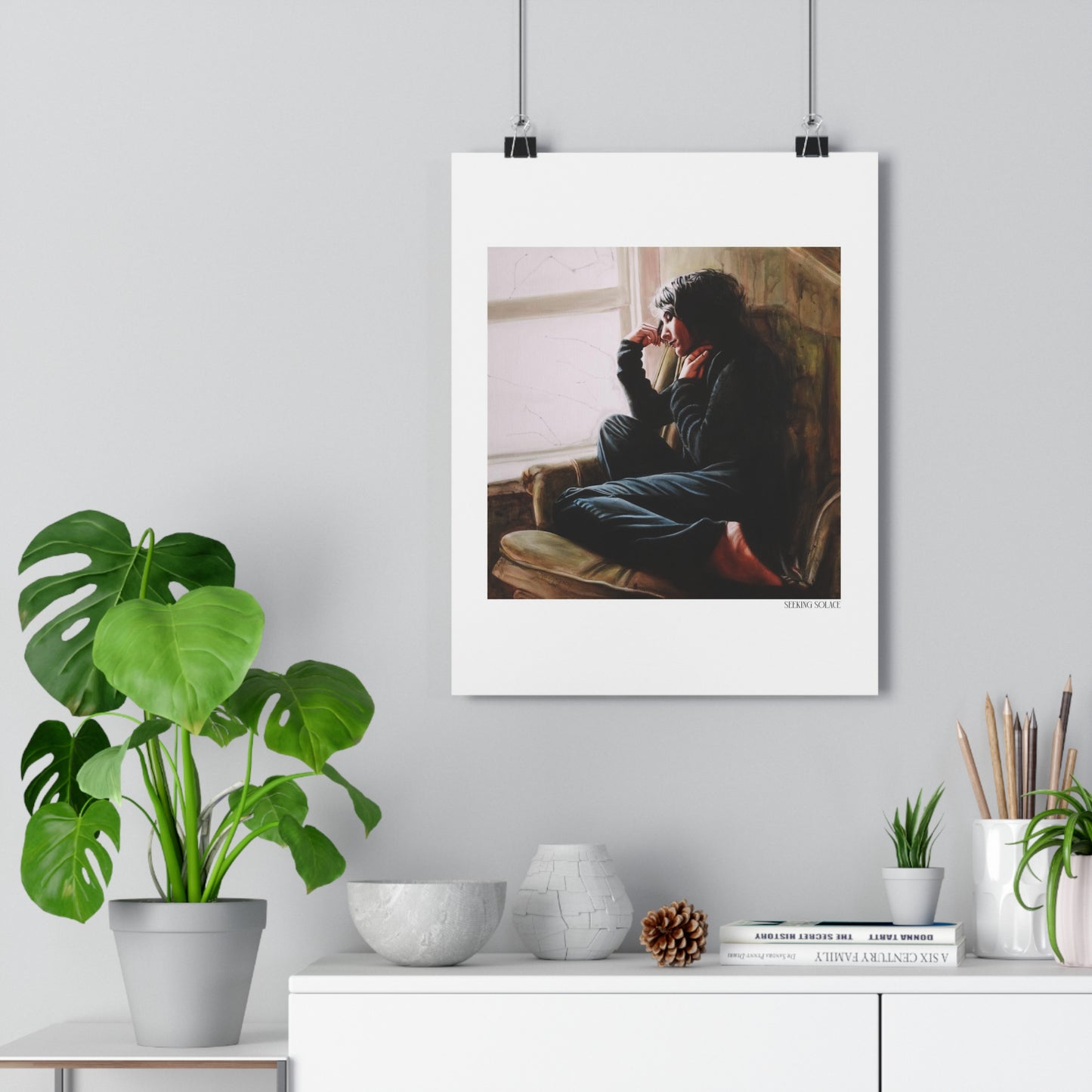"Seeking Solace" Giclée Art Print by Takenya Rosetta