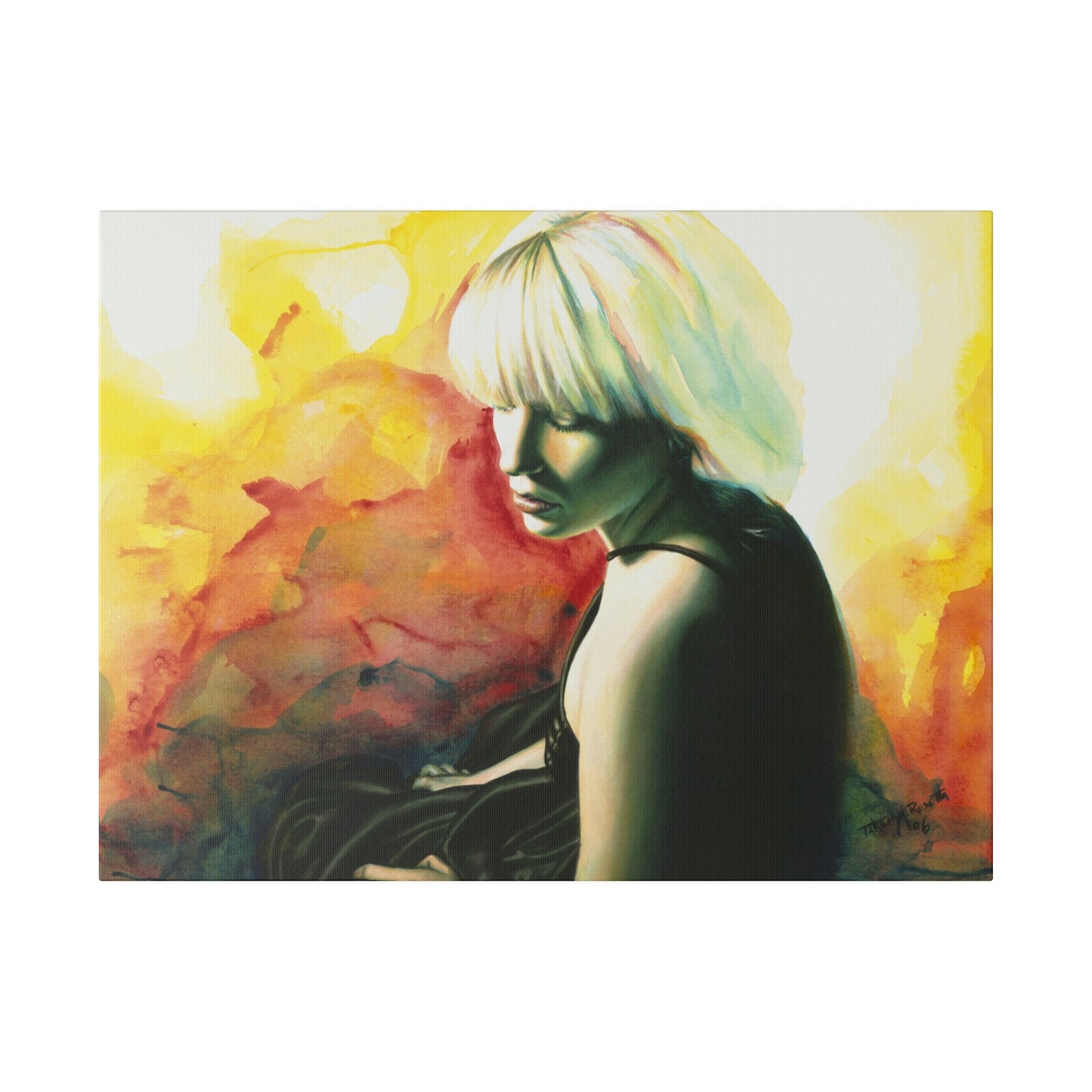 "Consolidate" - Original Painting by Takenya Rosetta, Stretched Canvas