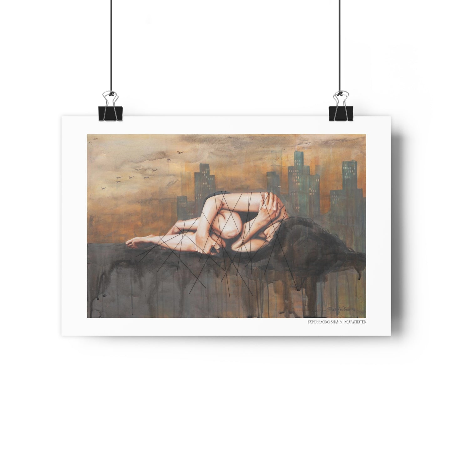 "Experiencing Shame: Incapacitated" Giclée Art Print by Takenya Rosetta