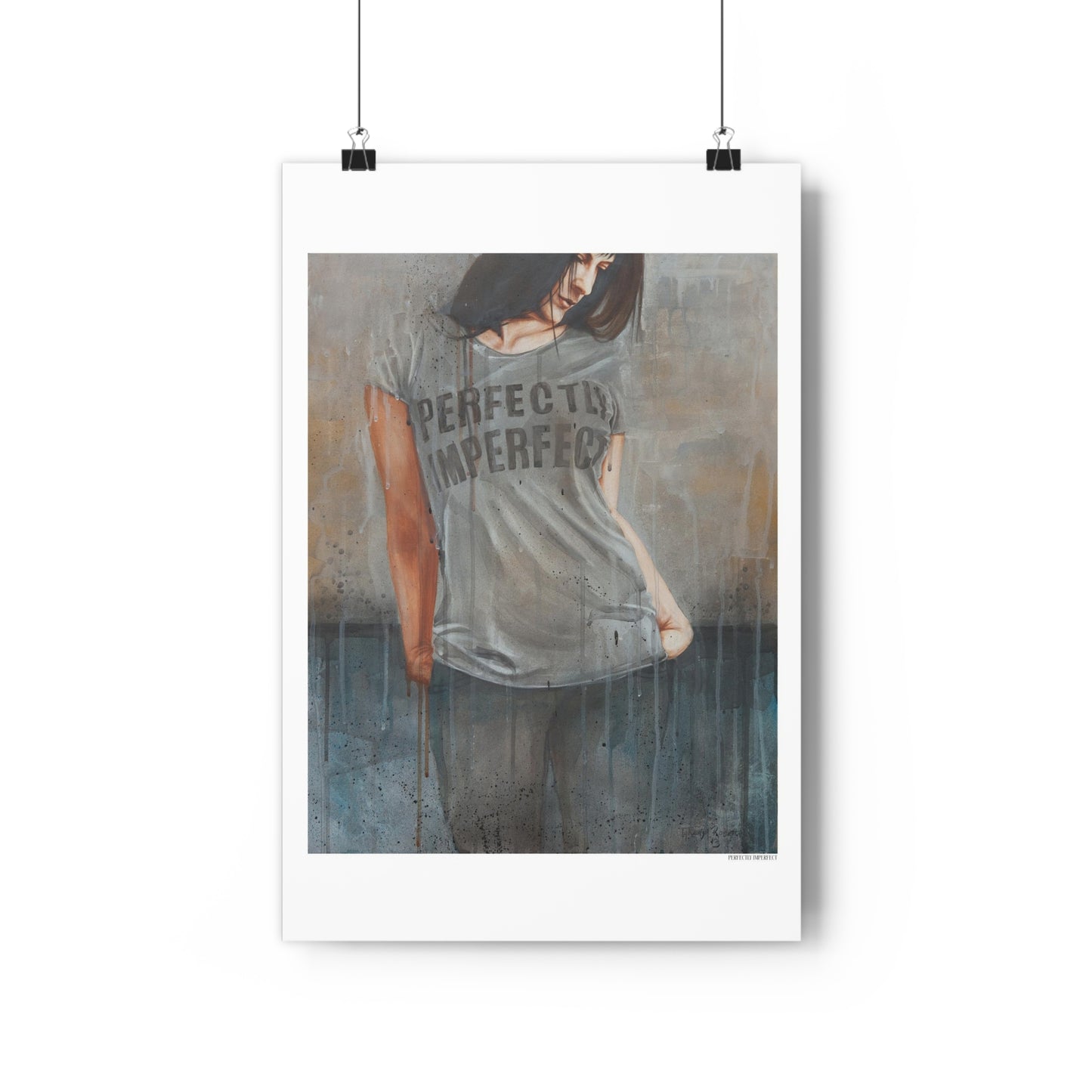 "Perfectly Imperfect" Giclée Art Print by Takenya Rosetta