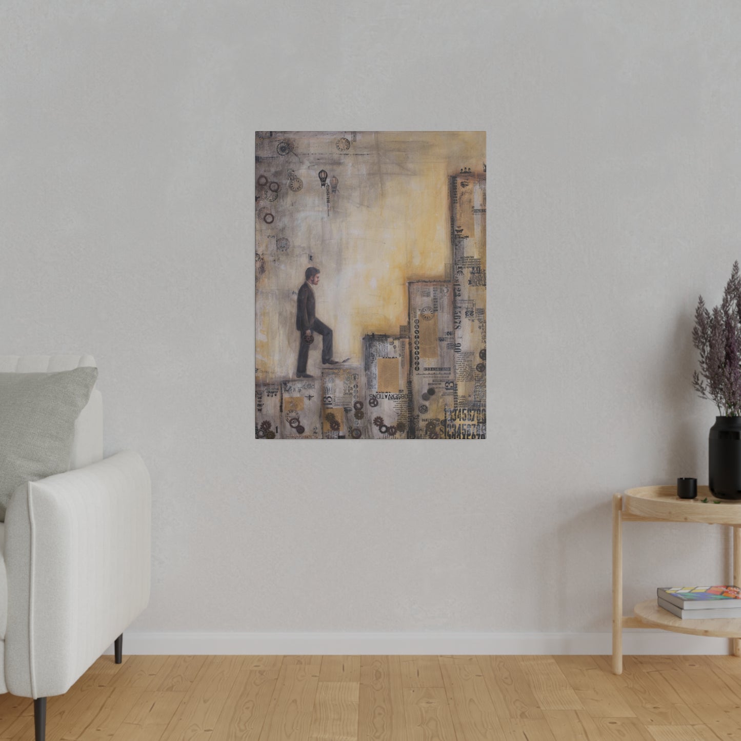 "Talents" - Original Painting by Takenya Rosetta, Stretched Canvas