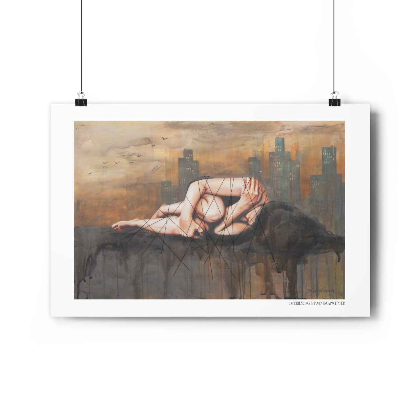 "Experiencing Shame: Incapacitated" Giclée Art Print by Takenya Rosetta