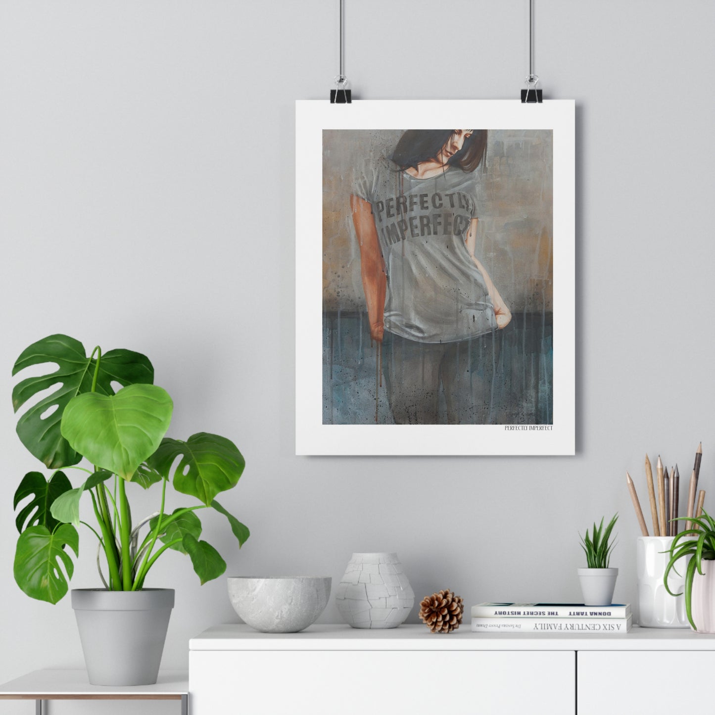 "Perfectly Imperfect" Giclée Art Print by Takenya Rosetta