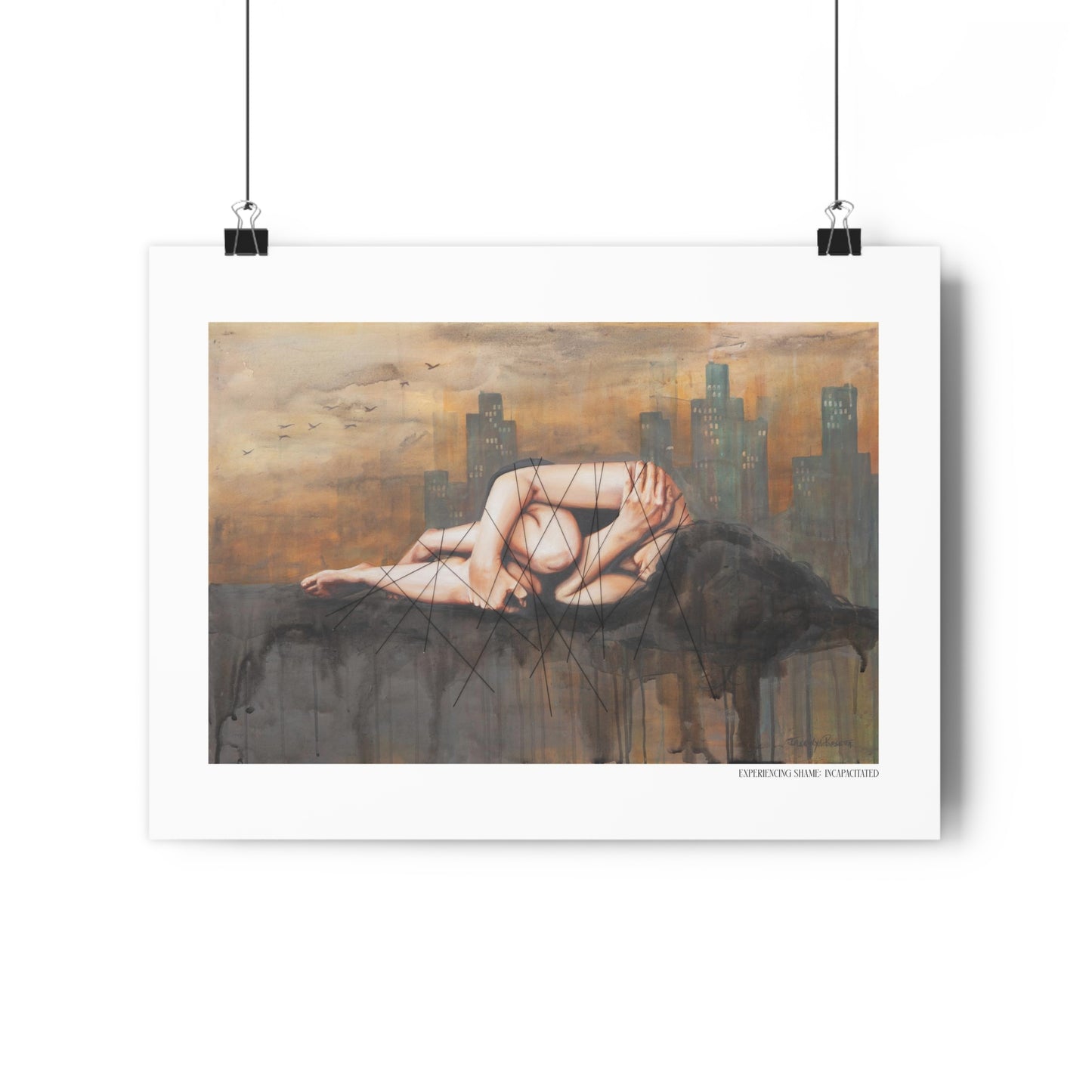 "Experiencing Shame: Incapacitated" Giclée Art Print by Takenya Rosetta