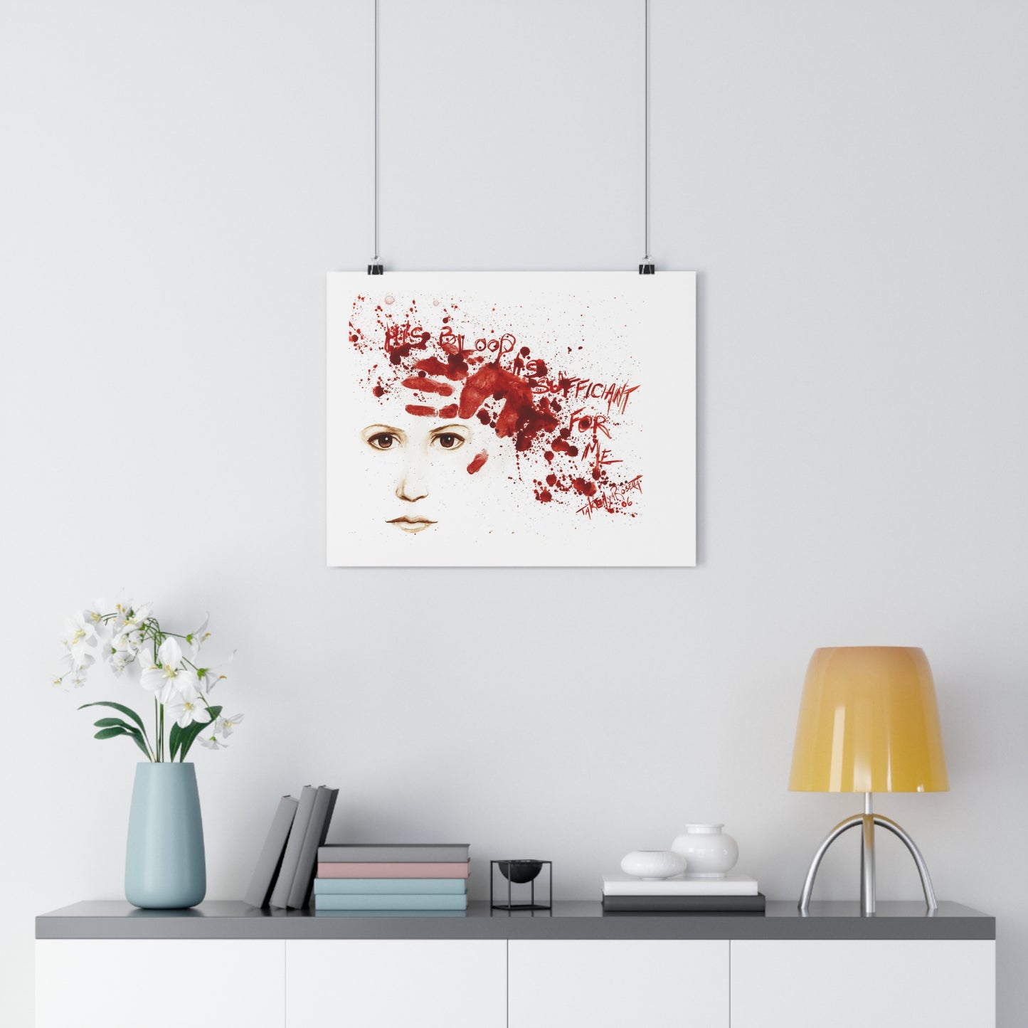 "His Blood" Giclée Art Print by Takenya Rosetta