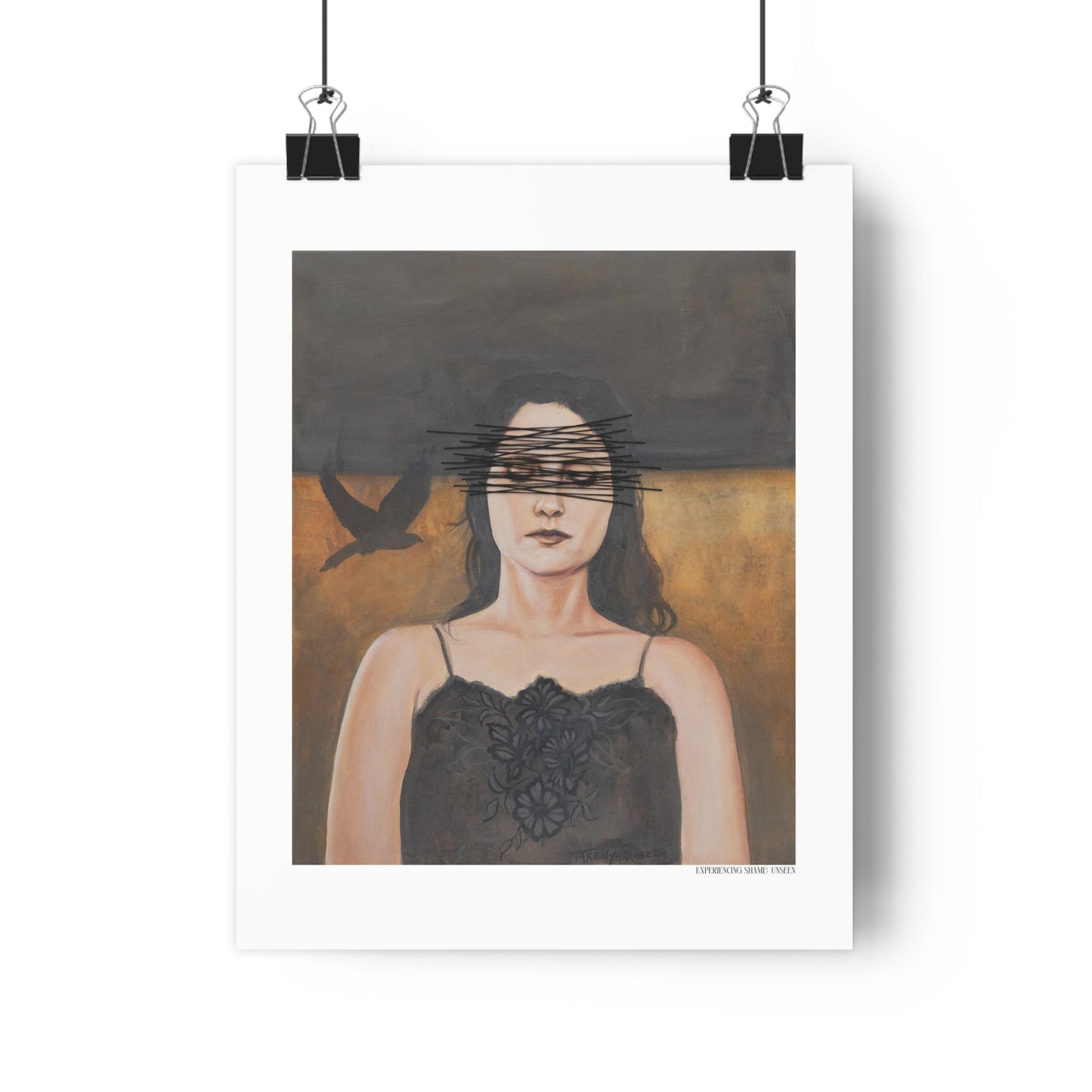 "Experiencing Shame: Unseen" Giclée Art Print by Takenya Rosetta