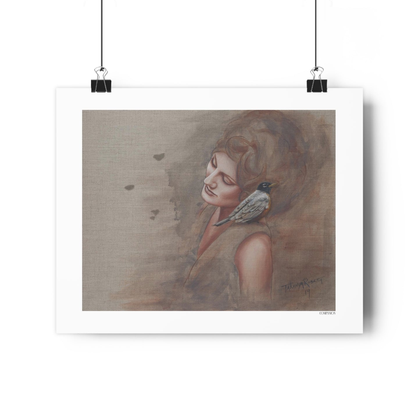 "Companion" Giclée Art Print by Takenya Rosetta