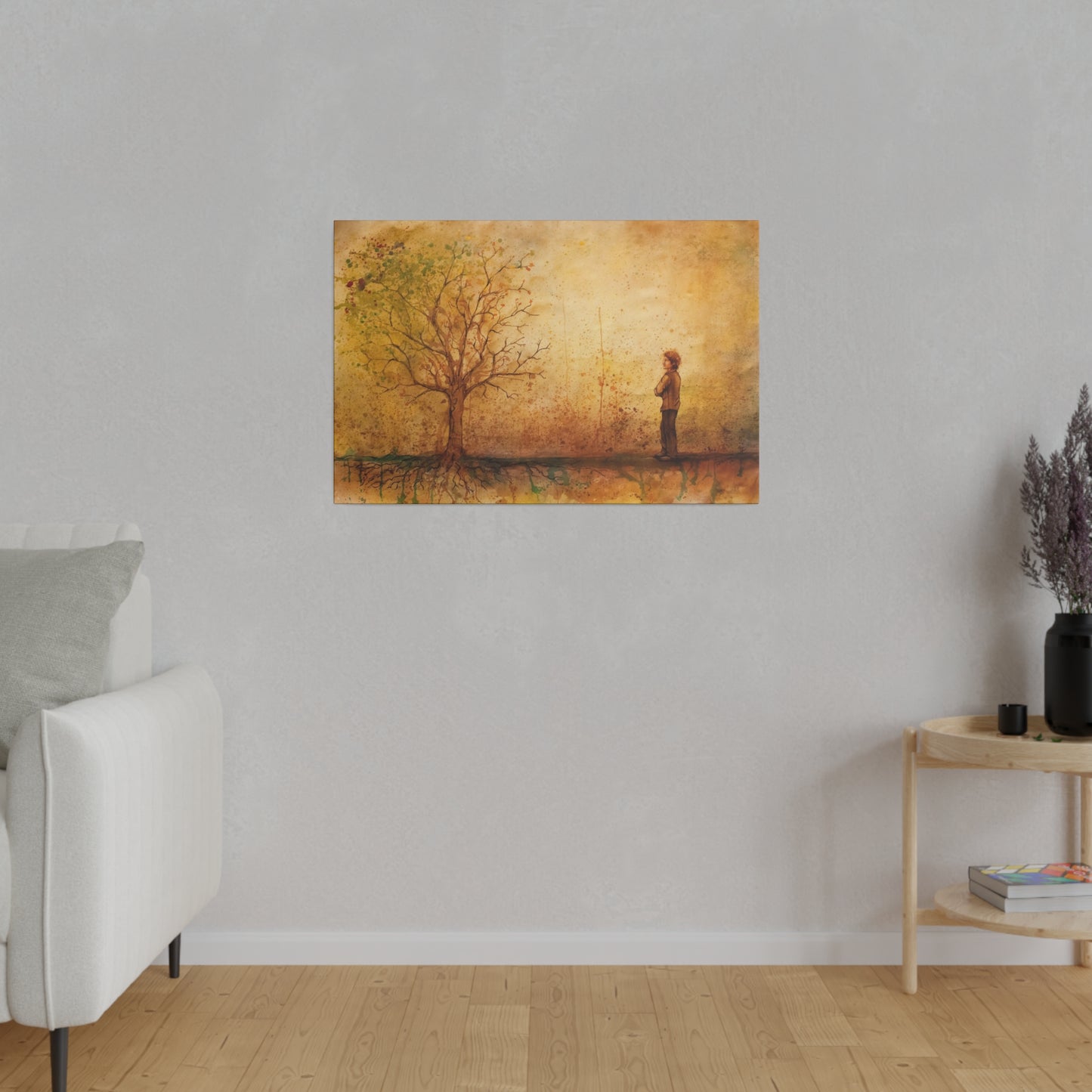 "Predestined" - Original Painting by Takenya Rosetta, Stretched Canvas