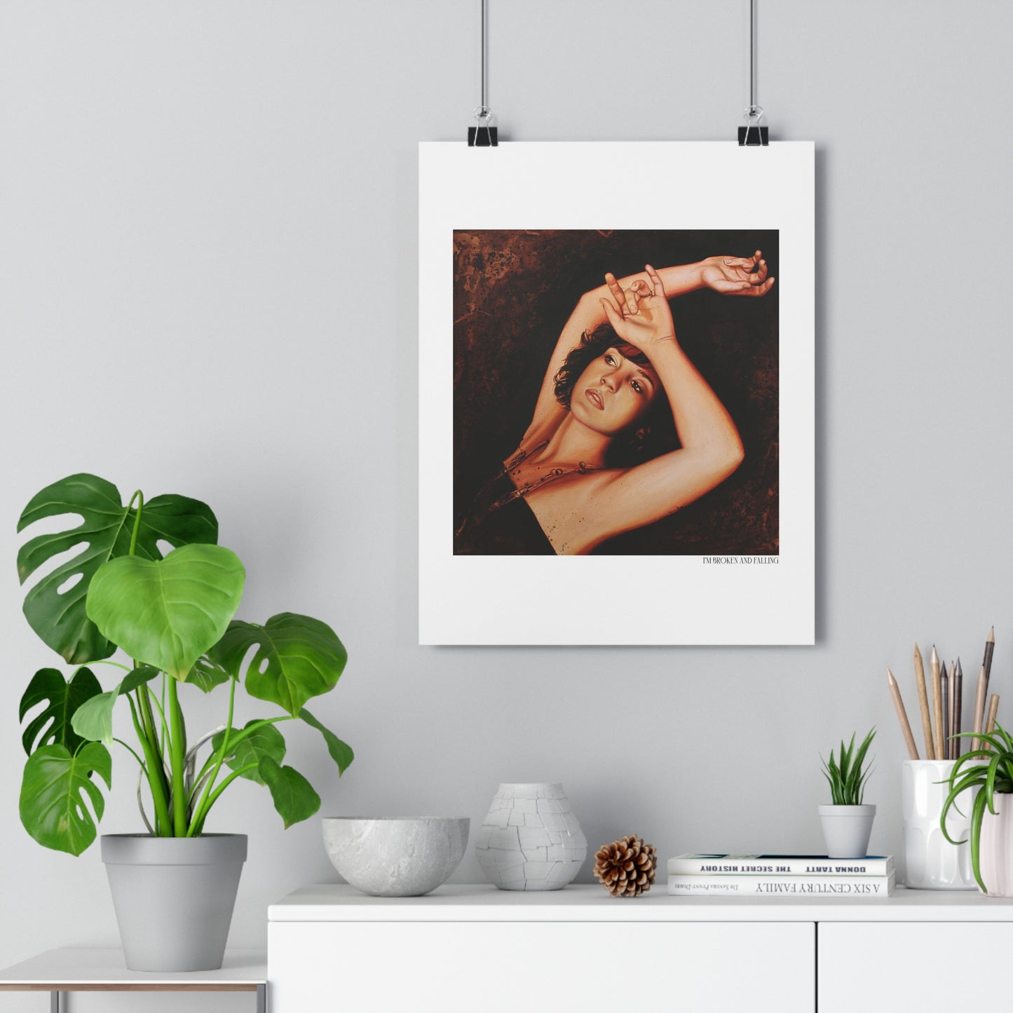 "I'm Broken and Falling" Giclée Art Print by Takenya Rosetta
